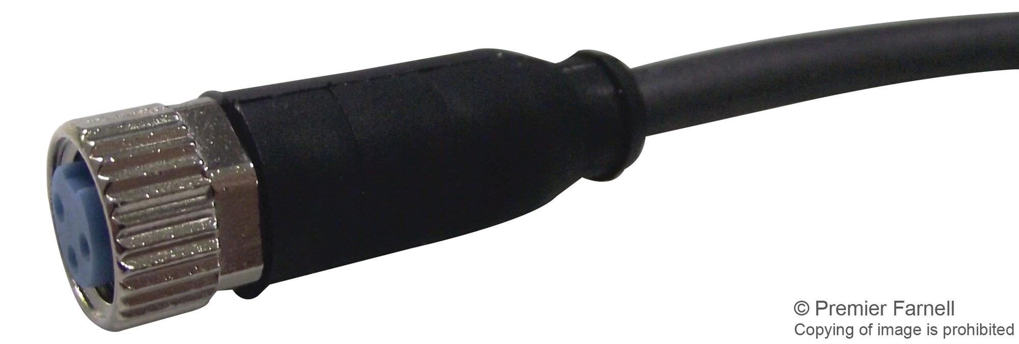 2273001-1 SENSOR CORD, 3P, M8 RCPT-FREE END, 1.5M TE CONNECTIVITY