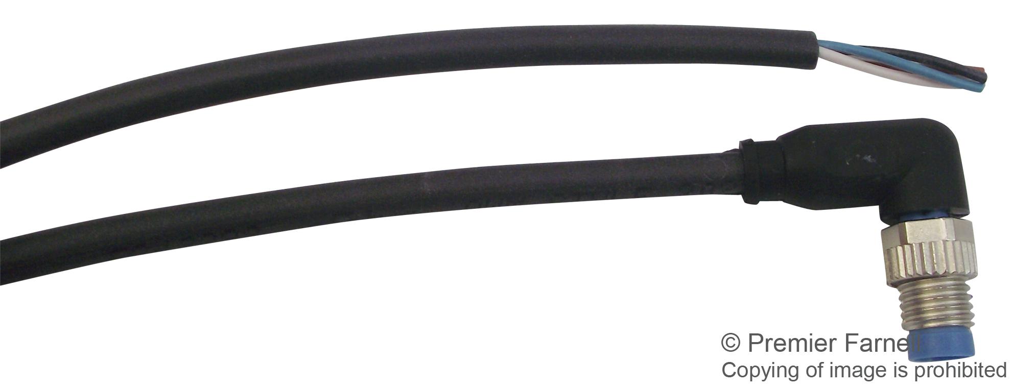 2273010-1 SENSOR CORD, 4P, M8 PLUG-FREE END, 1.5M TE CONNECTIVITY