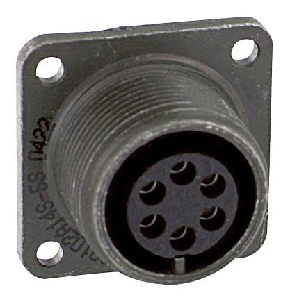 88-569769-61S CIRCULAR CONNECTOR, RCPT, 25-61, FLANGE AMPHENOL AEROSPACE