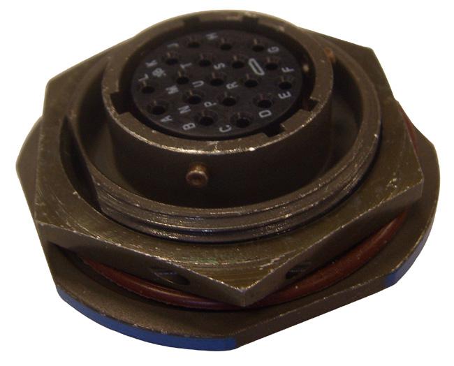 MS27474E14A5P CIRCULAR CONNECTOR, RCPT, 14-5, JAM NUT AMPHENOL AEROSPACE