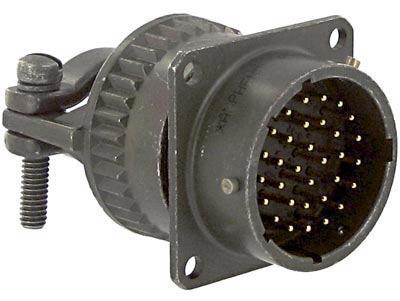 PT00A22-21PW-SR CIRCULAR CONNECTOR, RCPT, 22-21, FLANGE AMPHENOL