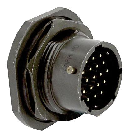 PT07P12-14P CIRCULAR CONNECTOR, RCPT, 12-14, JAM NUT AMPHENOL INDUSTRIAL