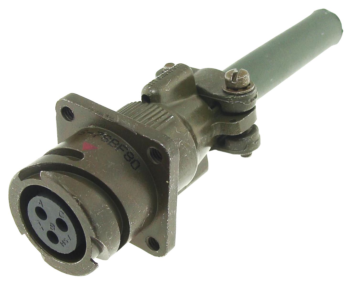 CA3100E18-3SB02 CIRCULAR CONNECTOR, RCPT, 18-3, FLANGE ITT CANNON