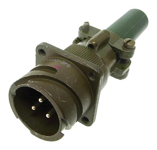 CA3100E20-27PB06 CIRCULAR CONNECTOR, RCPT, 20-27, FLANGE ITT CANNON