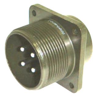 MS3102E22-20P CIRCULAR CONNECTOR, RCPT, 22-20, FLANGE ITT CANNON