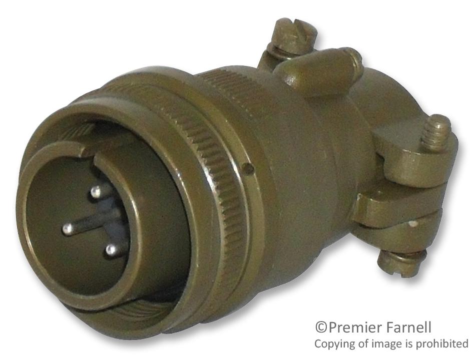 MS3106E16S-5P CIRCULAR CONNECTOR, PLUG, 16S-5, CABLE ITT CANNON