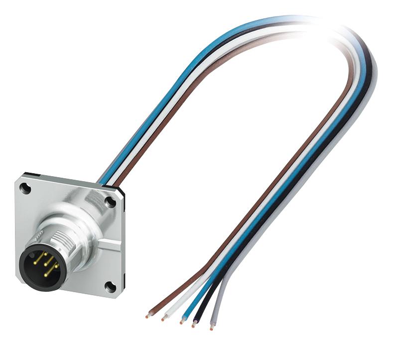SACC-SQ-M12MS-5CON-25F/0,5 SENSOR CORD, 5P, M12 PLUG-FREE END, 0.5M PHOENIX CONTACT