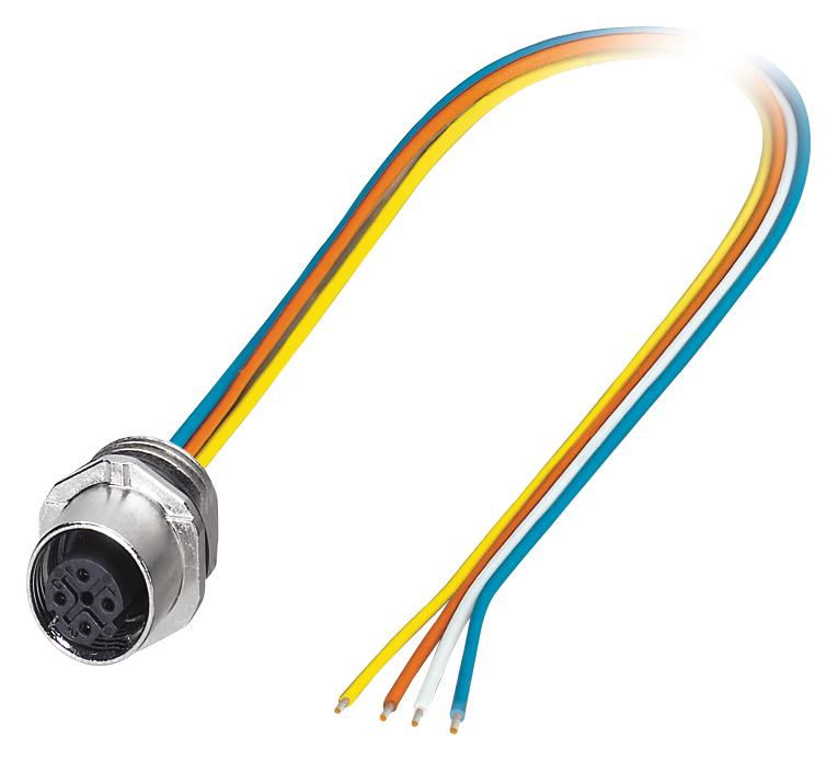SACC-E-FSD-4CON-M16/0,5 SCO SENSOR CORD, 4P, M12 RCPT-FREE END, 0.5M PHOENIX CONTACT