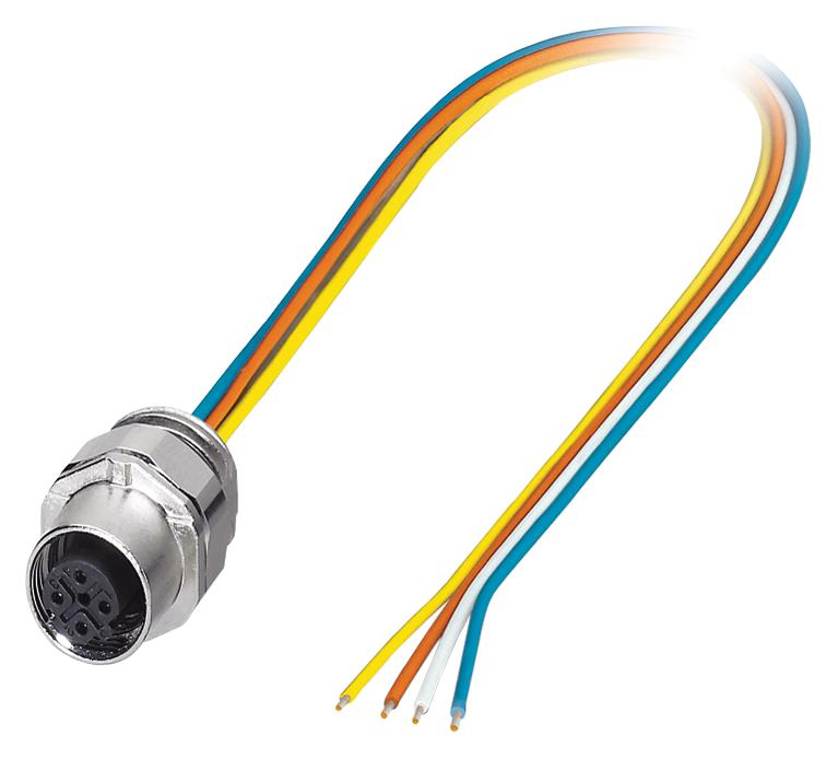 SACC-EC-FSD-4CON-M16/0,5 SCO SENSOR CORD, 4P, M12 RCPT-FREE END, 0.5M PHOENIX CONTACT