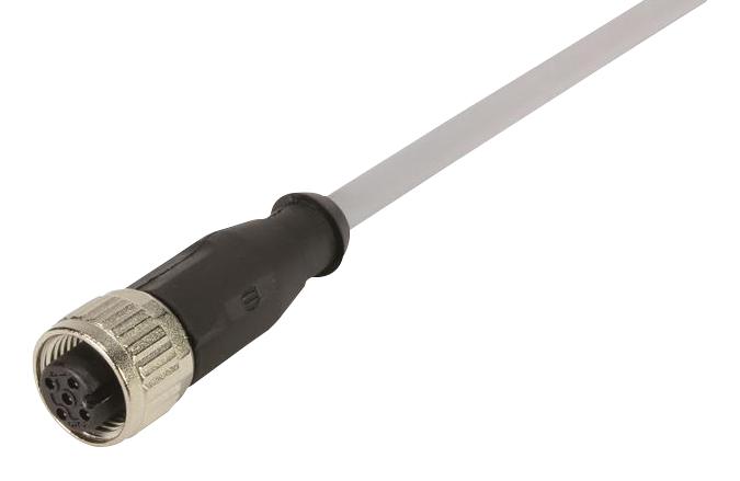 21 34 848 5491 010 SENSOR CORD, 4P, M12 PLUG-RCPT, 1M HARTING