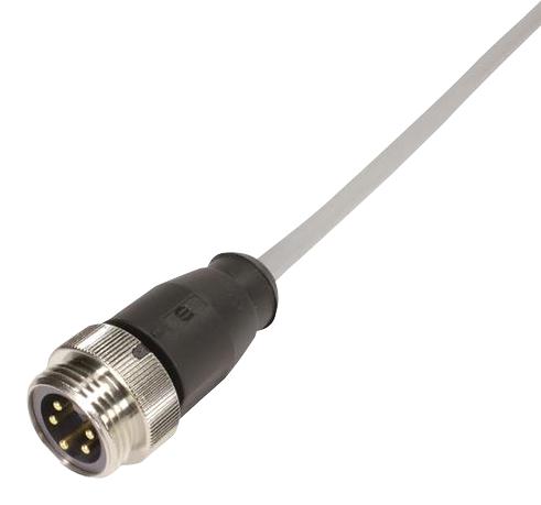21 34 969 7597 006 SENSOR CORD, 4P+PE, 7/8" RCPT-PLUG, 0.6M HARTING