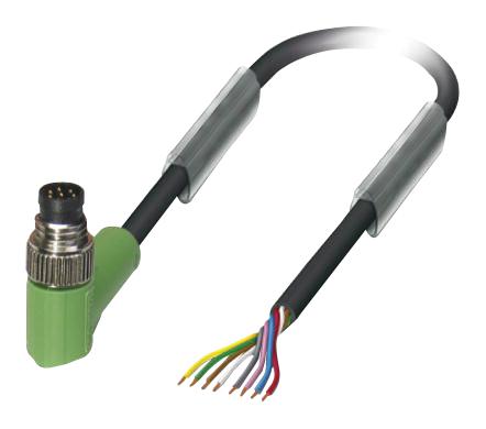 SAC-8P-M 8MR/10,0-PUR SENSOR CORD, 8P, M8 PLUG-FREE END, 10M PHOENIX CONTACT