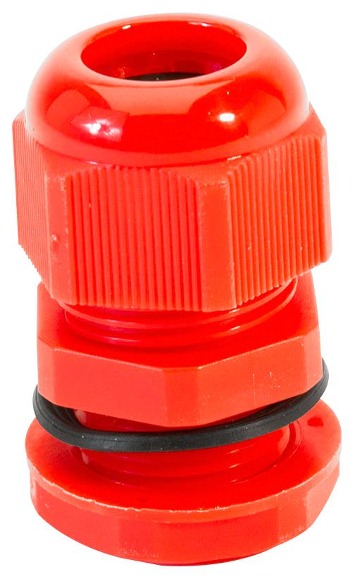 NGM12-RED CABLE GLAND, NYLON 6.6, 3MM-6.5MM, RED HELLERMANNTYTON