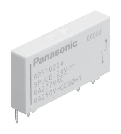 APF10224 POWER RELAY, SPST-NO, 24VDC, 6A, THD PANASONIC