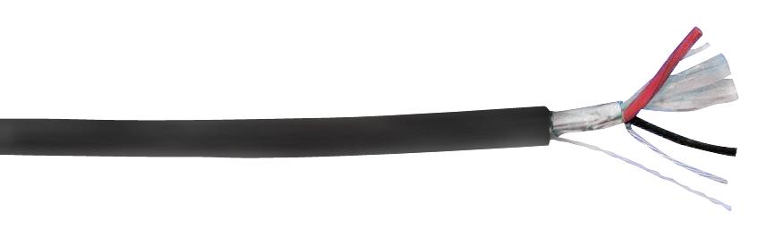 45462 BK005 SHLD FLEX CABLE, 2COND, 20AWG, 30.5M ALPHA WIRE