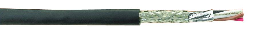 45164 BK005 SHLD FLEX CABLE, 4COND, 18AWG, 30.5M ALPHA WIRE