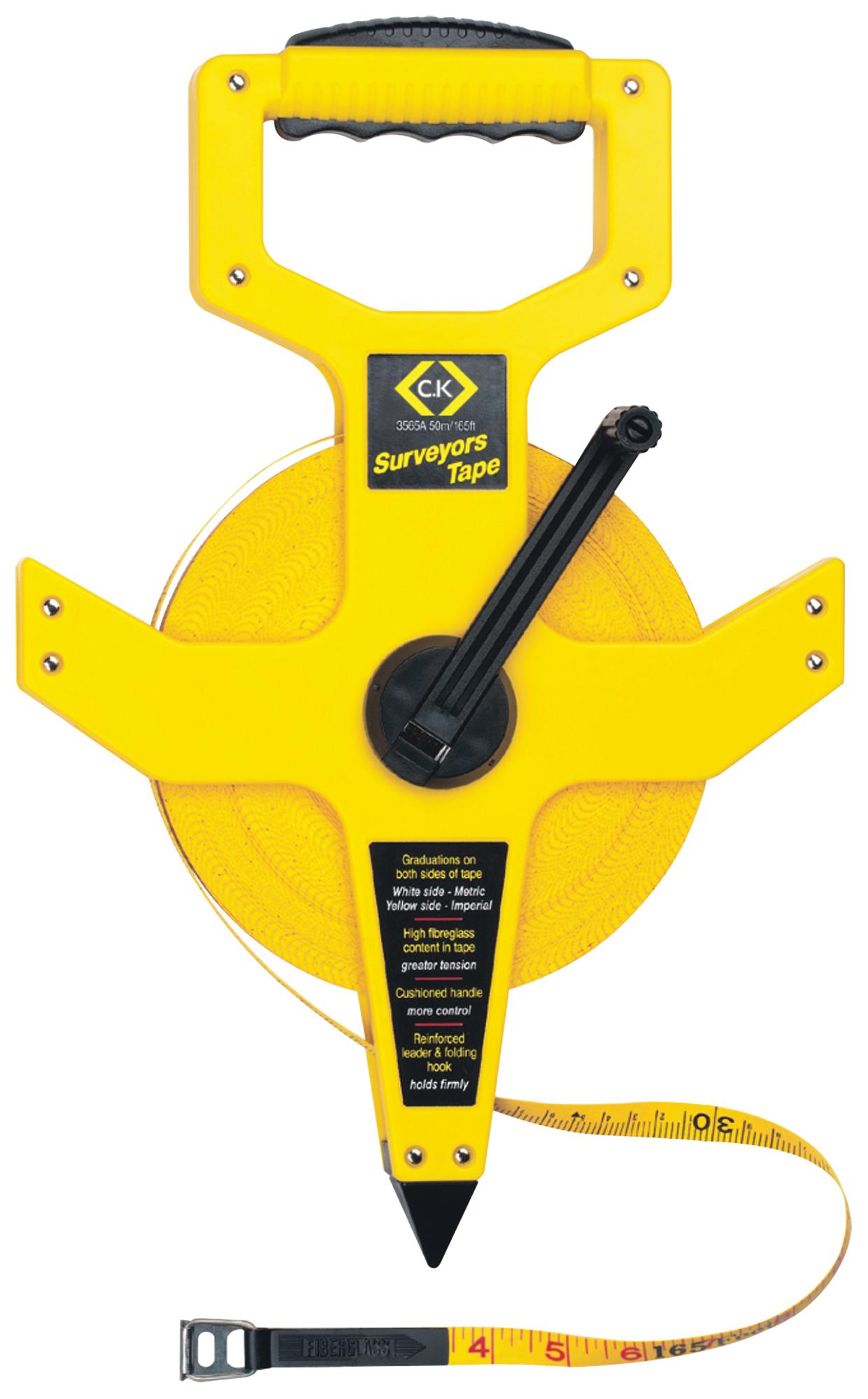 T3565 100 SURVEYOR MEASURING TAPE, 30M CK TOOLS