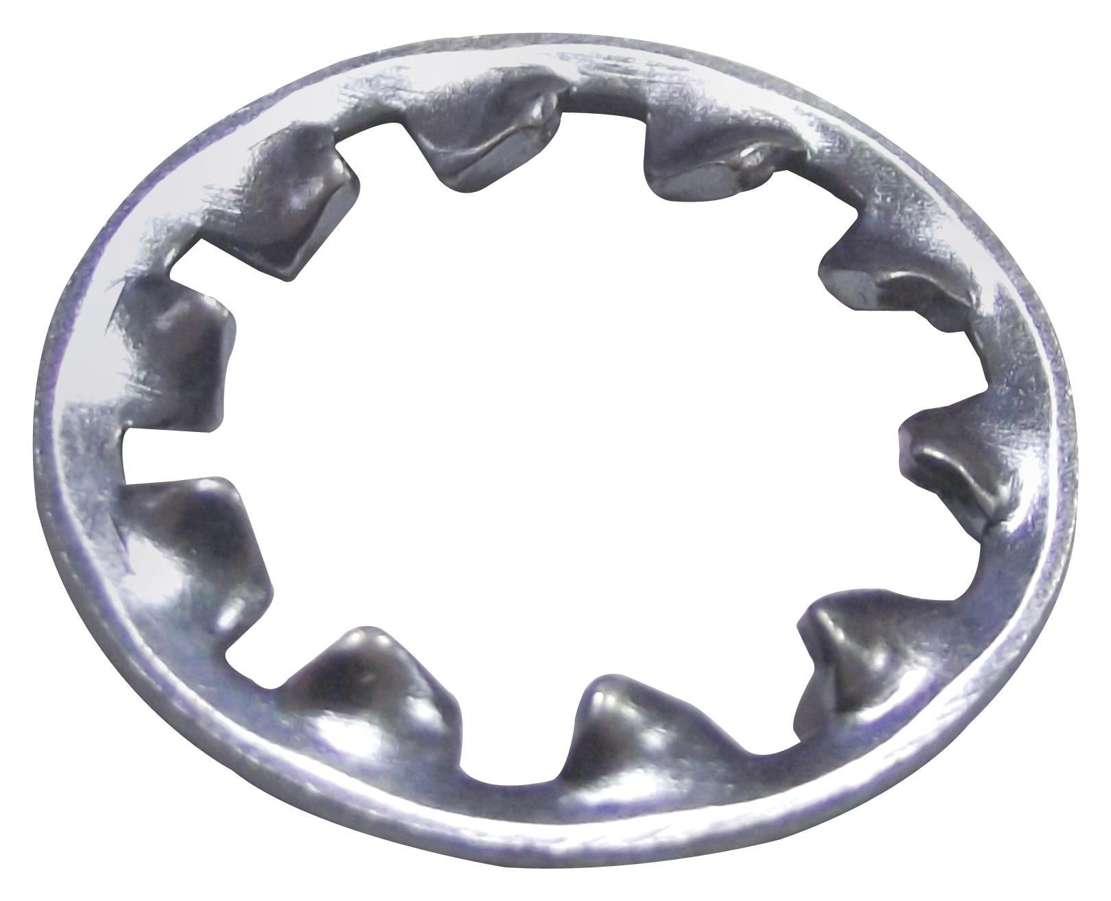 DM6ITST-Z100DIN6797 LOCK WASHER, STEEL, 6.4MM, 11MM, PK100 TR FASTENINGS