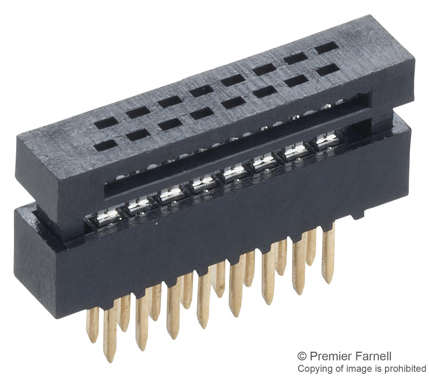 M50-3800842 CONNECTOR, HEADER, 16POS, 2ROW, 1.27MM HARWIN