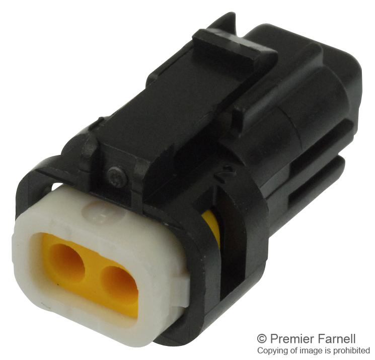 565-002-000-410 RECEPTACLE HOUSING, 2POS, 2.5MM, PBT EDAC