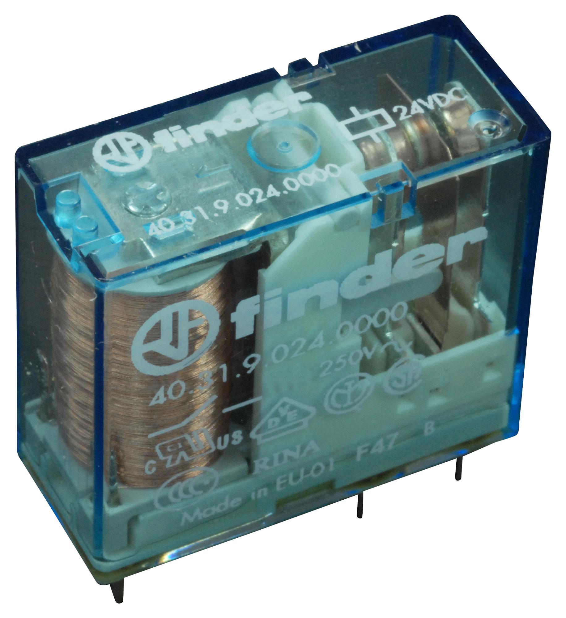 40.31.9.024.0000 RELAY, SPDT, 250VAC, 10A FINDER