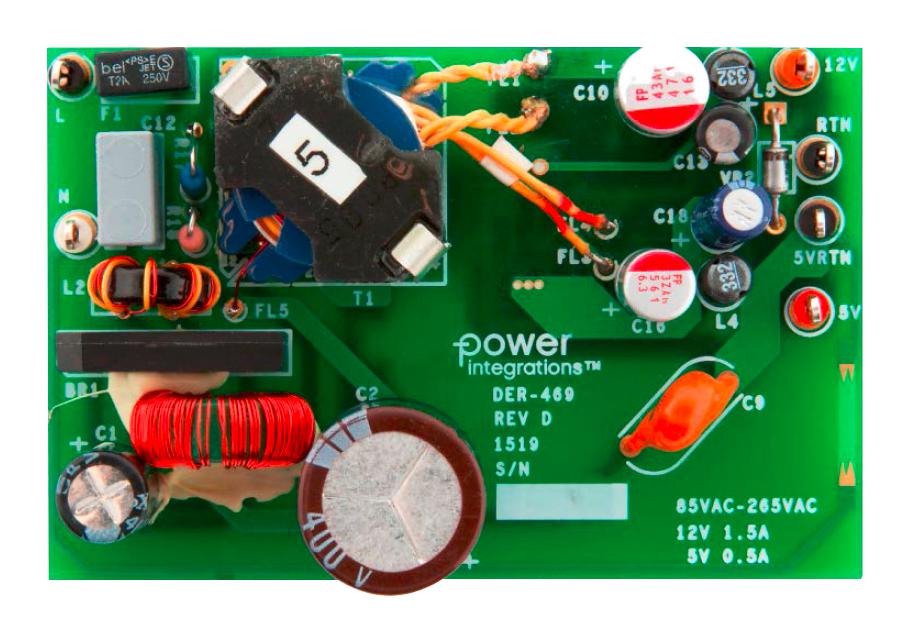RDR 469 REF DESIGN BOARD, EMBEDDED PSU POWER INTEGRATIONS
