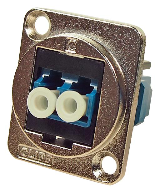 CP30213M LC DUPLEX SM ADAPTER, CSK HOLE, BLACK CLIFF ELECTRONIC COMPONENTS