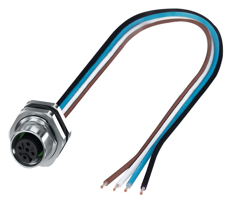 1411586 SENSOR CORD, 5P, SKT-FREE END, 0.5M PHOENIX CONTACT