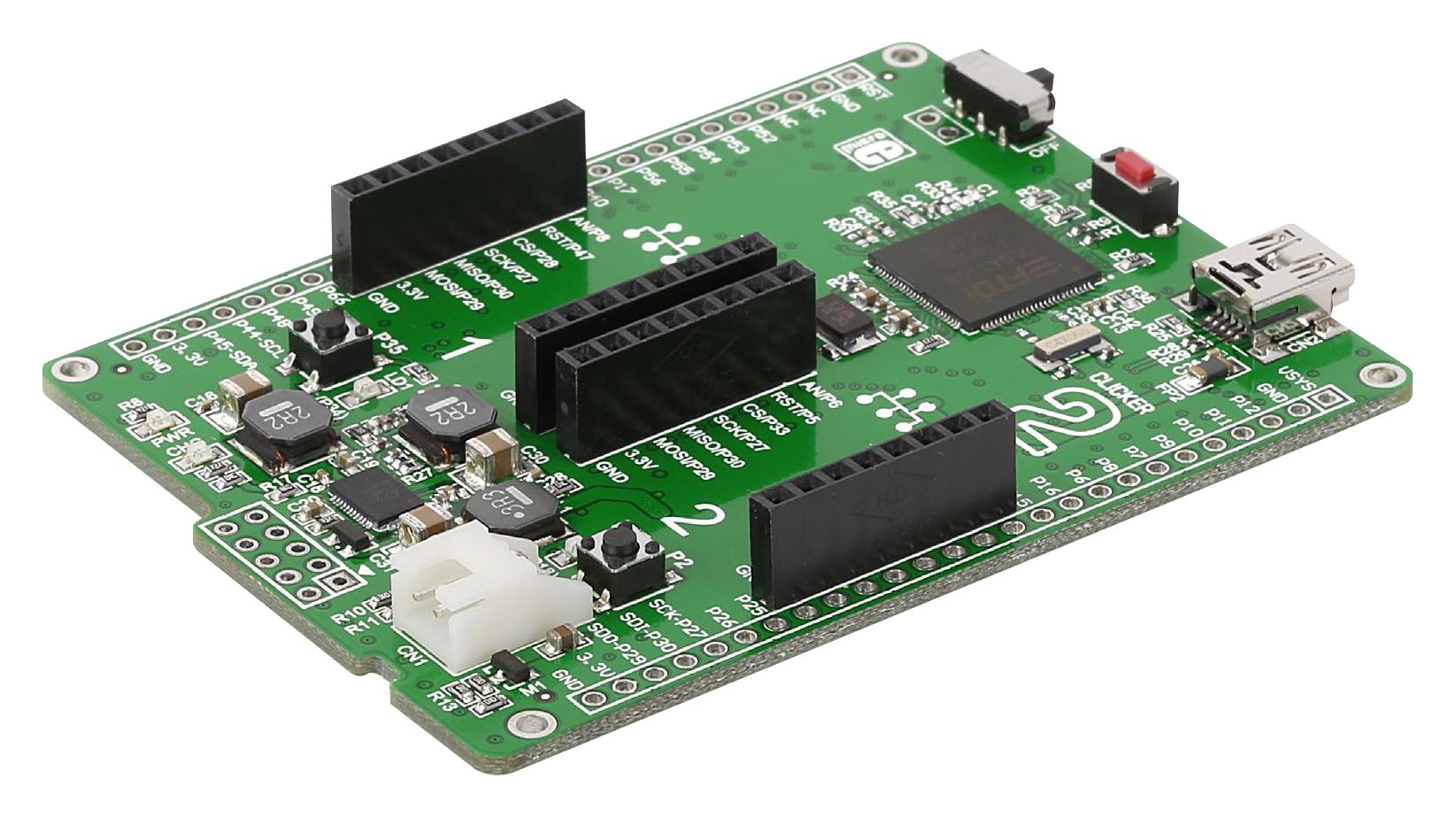 MIKROE-1724 DEV BOARD, EMBEDDED MCU MIKROELEKTRONIKA