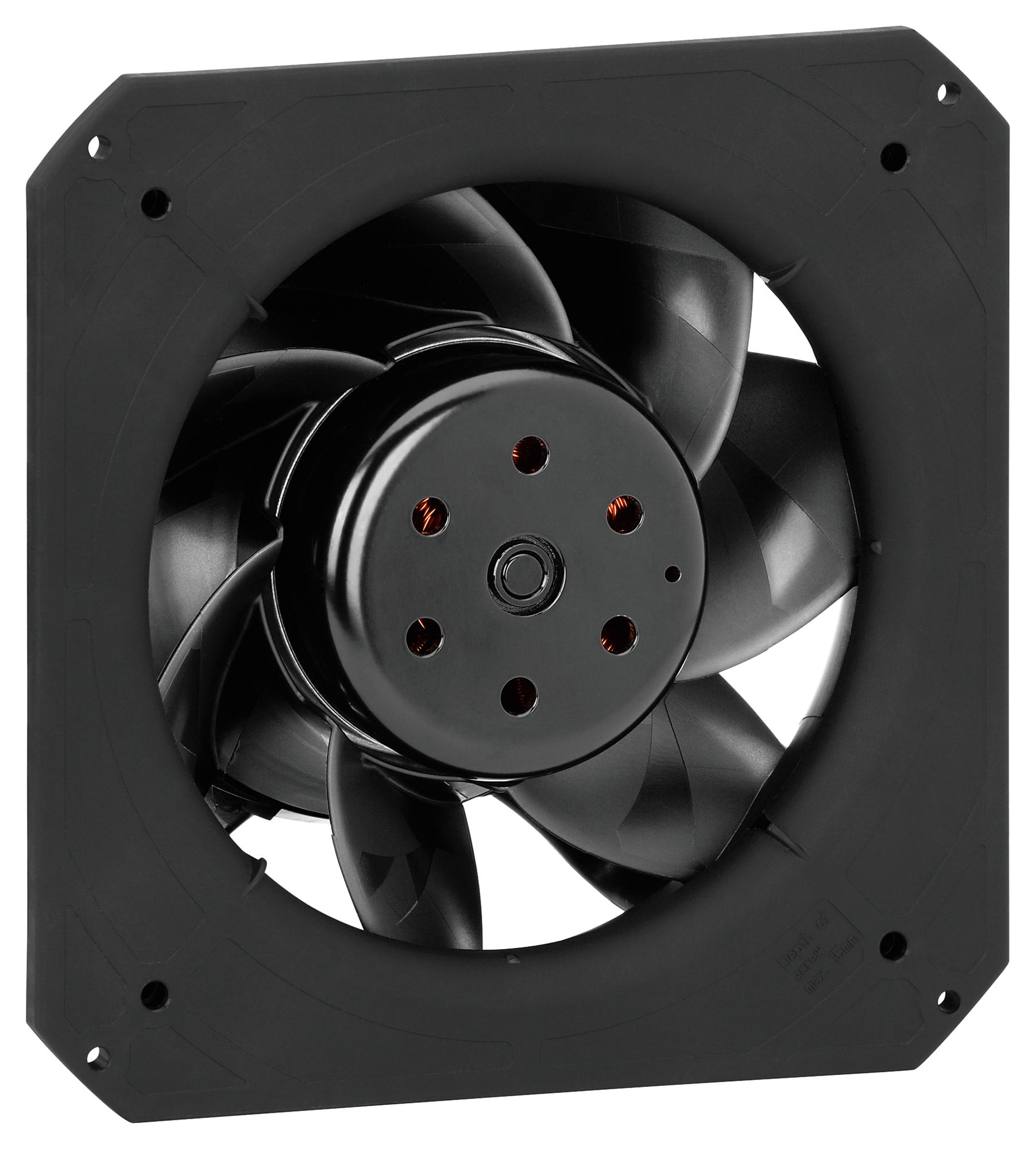 K3G200-BD64-04 AXIAL FAN, 225MM, 48VDC, 865.2CFM, 77DBA EBM-PAPST