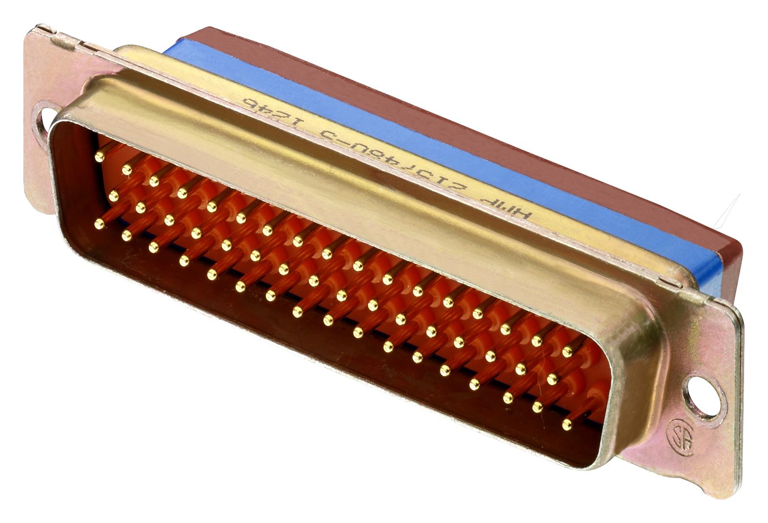 2221860-4 HD D-SUB CONNECTOR, PLUG, 62POS AMP - TE CONNECTIVITY