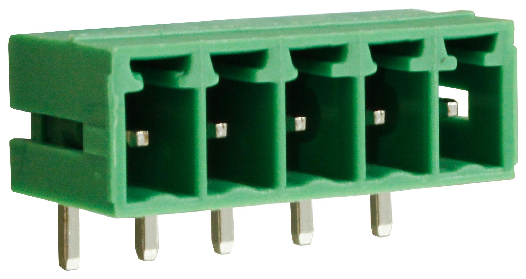 CTBP93HE/5 TERMINAL BLOCK, HEADER, 5POS, R/A, TH CAMDENBOSS