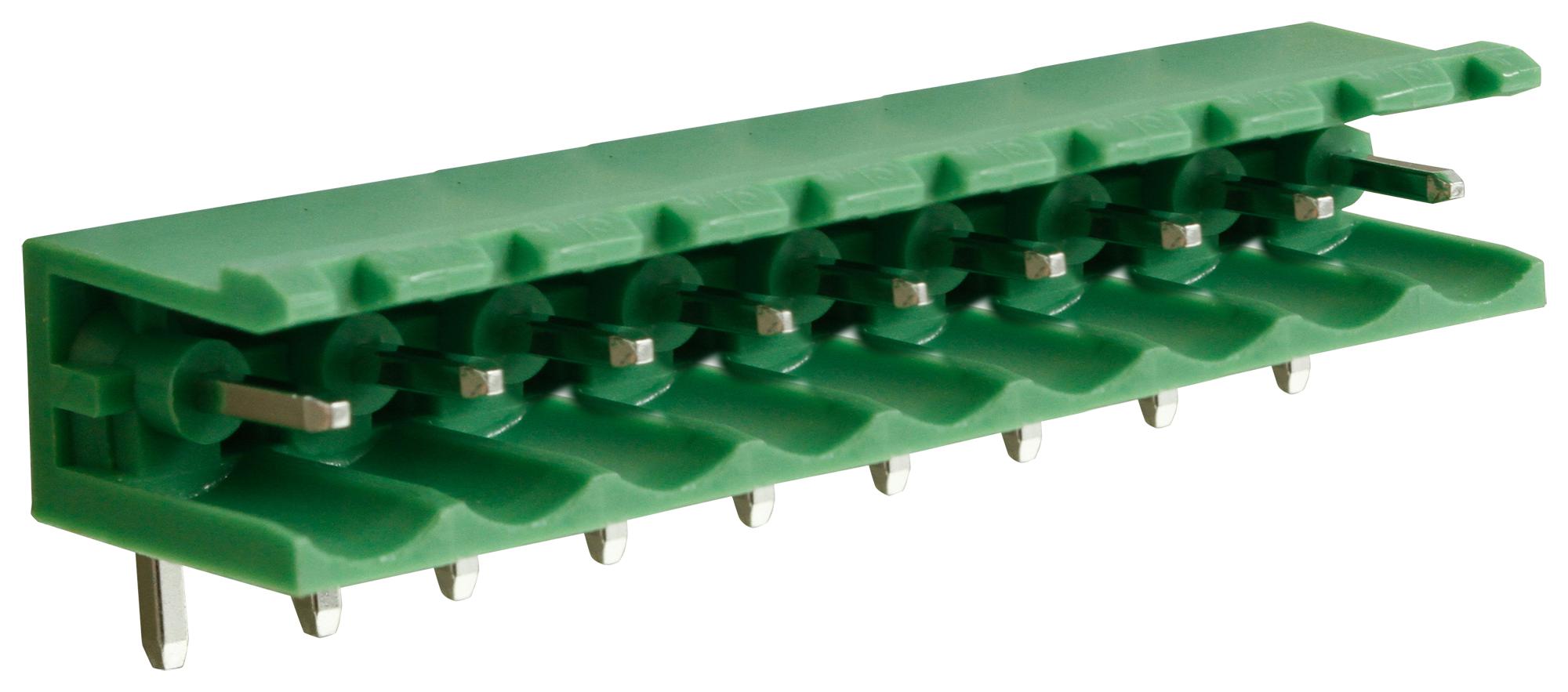 CTBP9350/9AO TERMINAL BLOCK, HEADER, 9POS, R/A, TH CAMDENBOSS