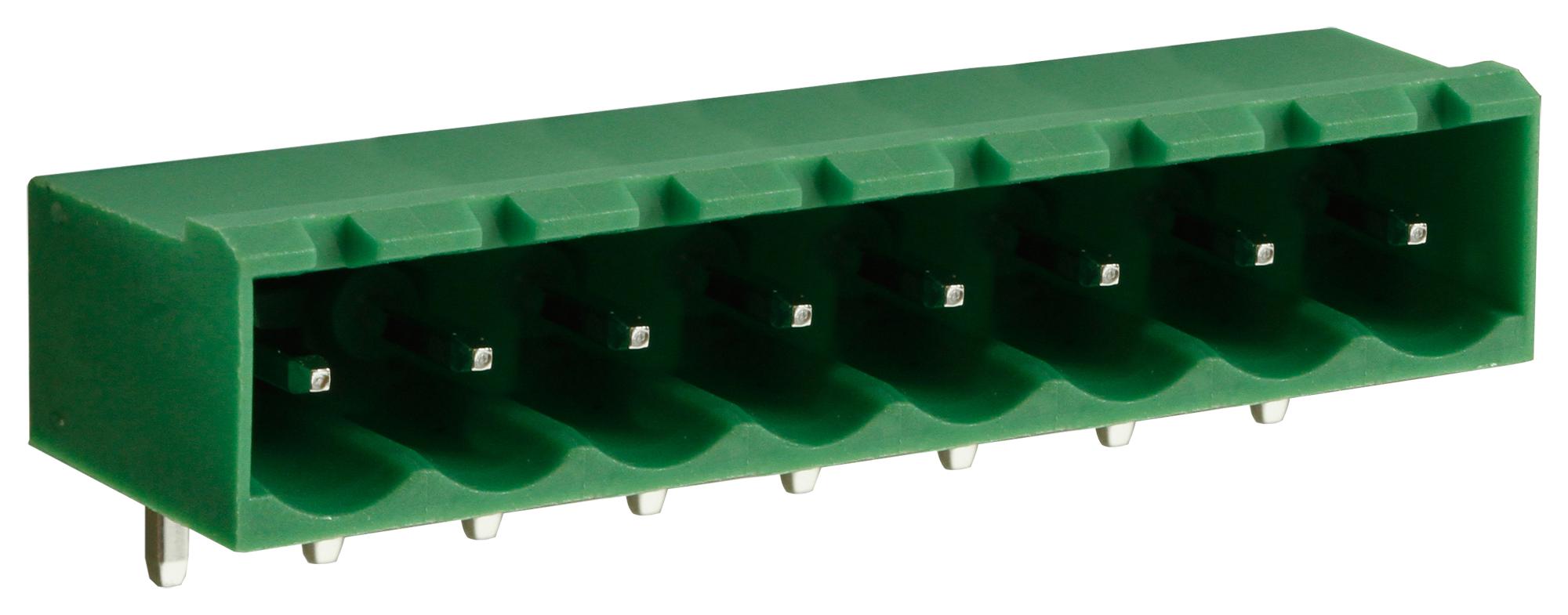CTBP9358/8 TERMINAL BLOCK, HEADER, 8POS, R/A, TH CAMDENBOSS