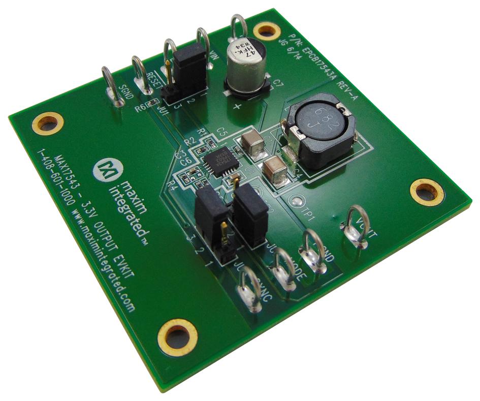 MAX17543EVKITA# EVALUATION BOARD, SYNC BUCK CONVERTER MAXIM INTEGRATED / ANALOG DEVICES