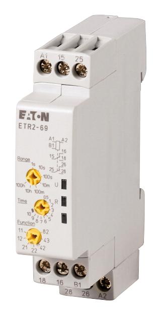 ETR2-69 TIME DELAY RELAY, SPDT, 100H, 240VAC EATON MOELLER