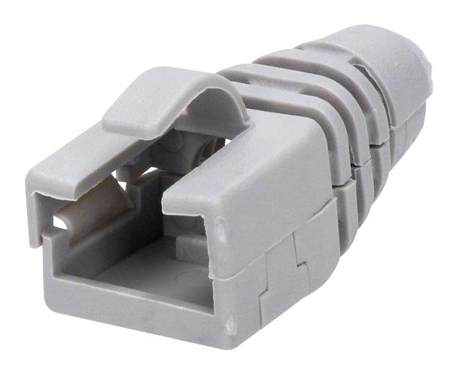 RJ45SRB-RET-LG STRAIN RELIEF BOOT, RJ45 CONN, GREY,PK10 MH CONNECTORS