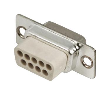MHDBC9SS-NW D-SUB CONNECTOR, RECEPTACLE, 9POS MH CONNECTORS