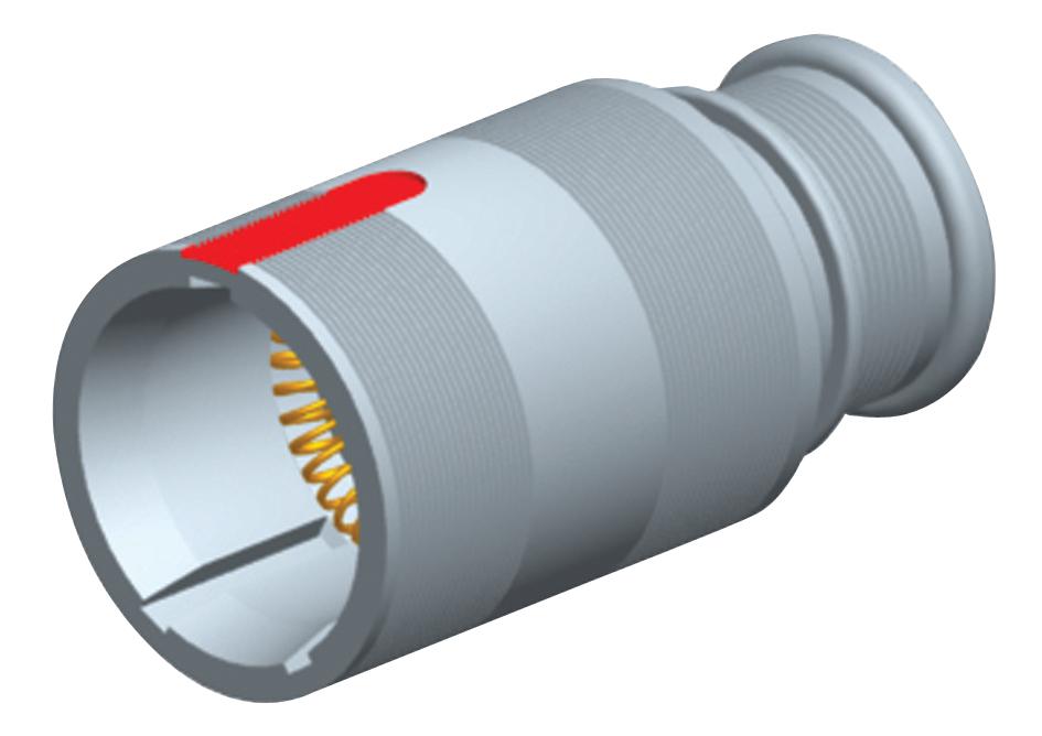 2M804-003-01M8-13P CIRCULAR CONN, RCPT, 8-13, CABLE AMPHENOL AEROSPACE