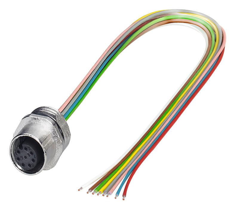 1513758 SENSOR CORD, 8P, M12 RCPT-FREE END, 0.5M PHOENIX CONTACT