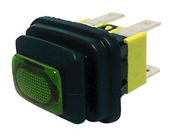 MCPS-5-2M0-PLBR-SC PB SWITCH, DPST, RED, 250V, QUICKCONNECT MULTICOMP PRO