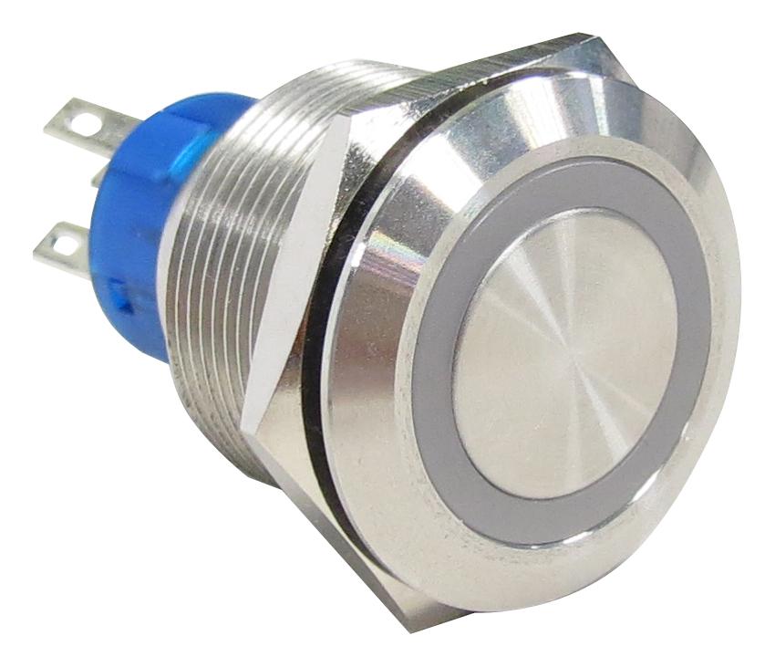 AV2210E624Q04 VANDAL RESISTANT SW, SPST, 3A, 250VAC ALCOSWITCH - TE CONNECTIVITY