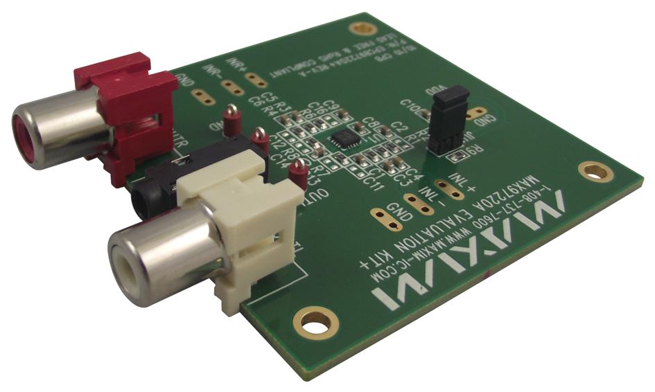 MAX97220AEVKIT+ EVALUATION BOARD, HEADPHONE AMPLIFIER MAXIM INTEGRATED / ANALOG DEVICES