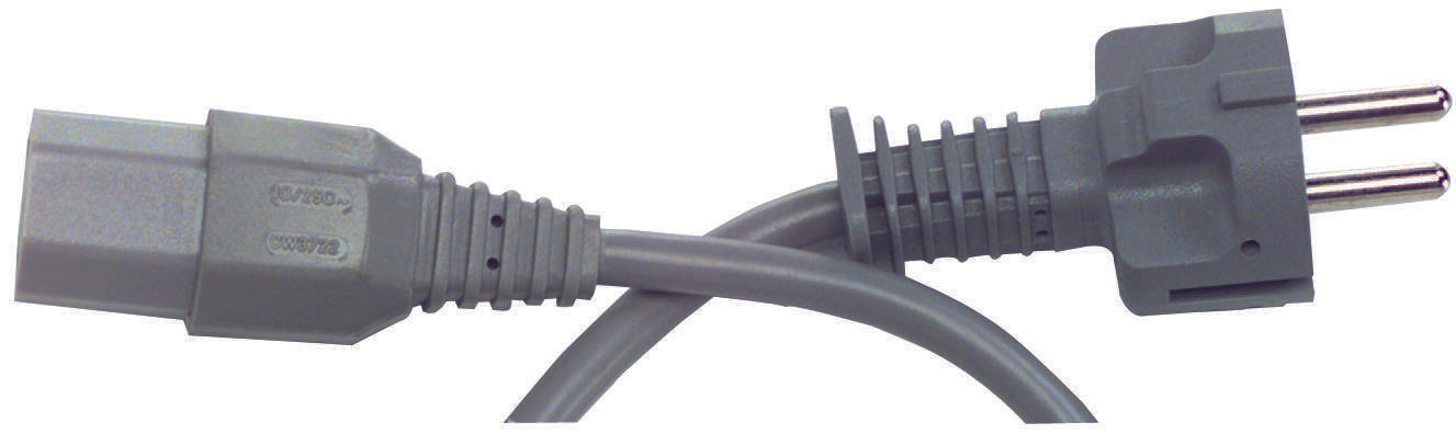 17850 326 POWER CORD, CEE 7/7 PLUG-IEC C13, 2M VOLEX