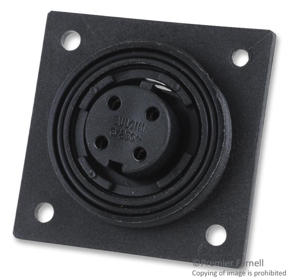 PX0766/S INDUSTRIAL CIRCULAR, 4POS, RCPT, PANEL BULGIN LIMITED