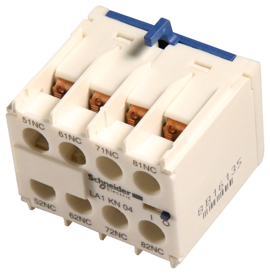 LA1KN31 AUXILIARY CONTACT BLOCK, 3NO+1NC SCHNEIDER ELECTRIC
