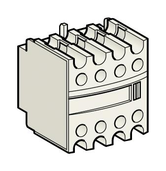 LADC22 AUXILIARY CONTACT BLOCK, 2NO+2NC SCHNEIDER ELECTRIC