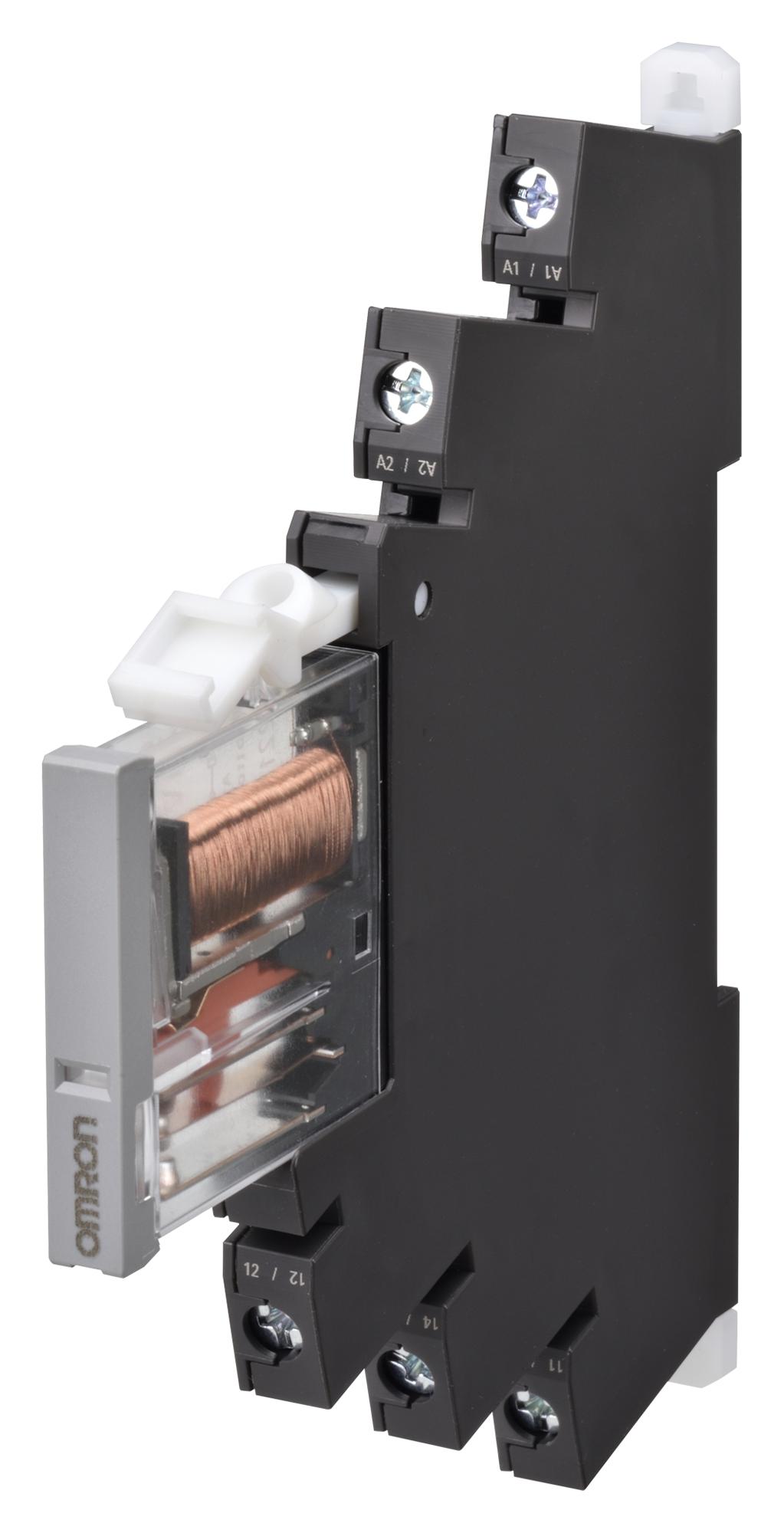 G2RV-SR700 DC24 POWER RELAY, 24VDC, 6A, SPDT, DIN RAIL OMRON