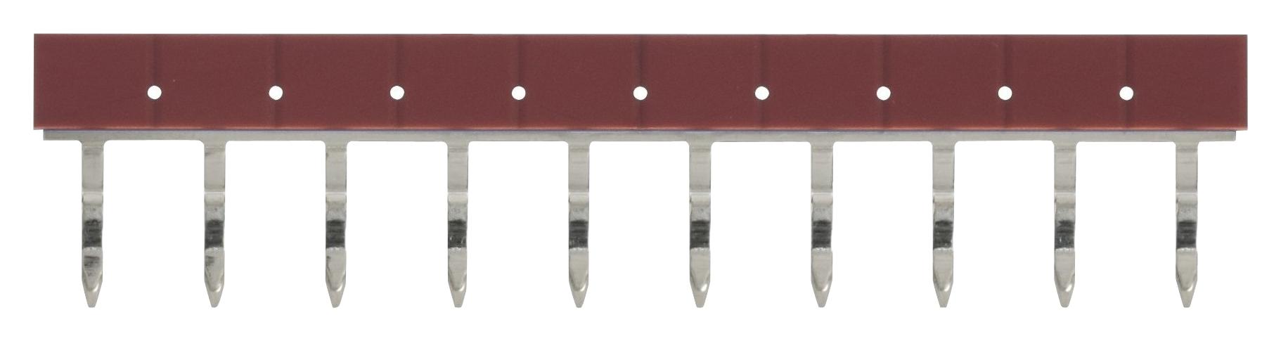 PYDN-6.2-100R SHORT BAR, I/O RELAY, 6.2MM, 10P, RED OMRON