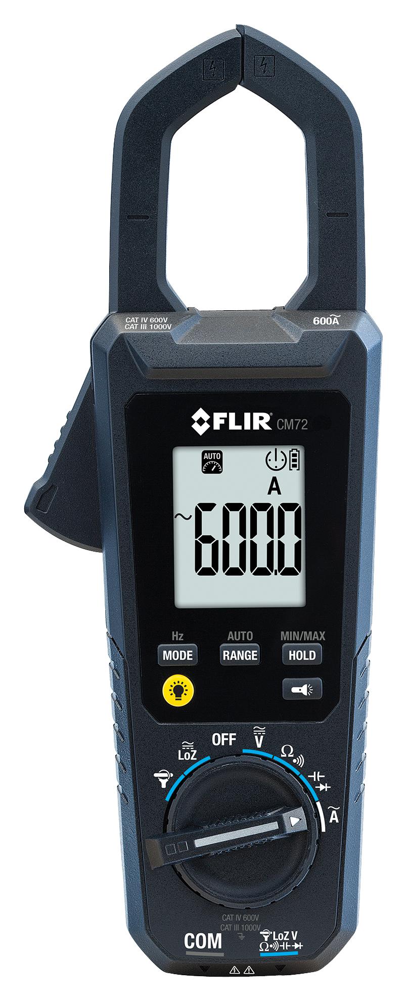 CM72. CLAMP METER, TRUE RMS, 600A, 600V, 35MM TELEDYNE FLIR